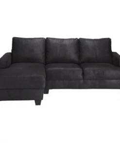 Maisons Du Monde Canapés Petits Prix Canapé D'angle Gauche 3/4 Places En Suédine Noire 10 Maisons Du Monde Canapés Petits Prix Canapé D'angle Gauche 3/4 Places En Suédine Noire -Magasin Méridiennes canape d angle gauche 3 4 places en suedine noire philadelphie 1000 1 30 150910 1 2