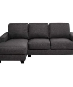 Maisons Du Monde Canapés Petits Prix Canapé D'angle Gauche 3/4 Places En Tissu Gris Chiné -Magasin Méridiennes canape d angle gauche 3 4 places en tissu gris chine philadelphie 1000 13 12 156345 1