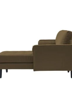 Drawer Canapés Petits Prix Canapé D'angle Réversible En Tissu Vert Kaki -Magasin Méridiennes canape d angle reversible en tissu vert kaki 3