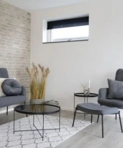 Meubles & Design Canapés Petits Prix Canapé D'appoint 2 Places En Tissu Gris -Magasin Méridiennes canape d appoint 2 places en tissu gris 4