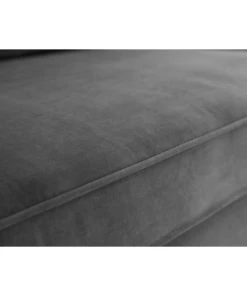 Concept Usine Canapés Petits Prix Canapé Design 2 Places En Velours Gris Foncé -Magasin Méridiennes canape design 2 places en velours gris fonce 4