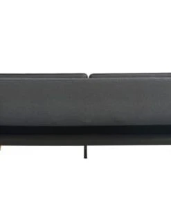 Baita Canapés Droits Canapé Droit Convertible En Tissu 3 Places Gris -Magasin Méridiennes canape droit convertible en tissu 3 places gris 4