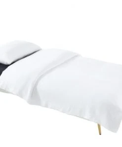 Baita Clic-clac Canapé Droit Convertible En Velours 3 Places Noir -Magasin Méridiennes canape droit convertible en velours 3 places noir 3