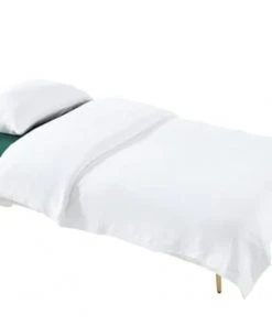 Baita Clic-clac Canapé Droit Convertible En Velours 3 Places Vert -Magasin Méridiennes canape droit convertible en velours 3 places vert 3