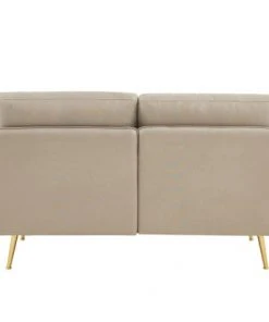 Baita Canapés Droits Canapé Droit En Tissu 2 Places Grège -Magasin Méridiennes canape droit en tissu 2 places grege 3