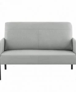 Baita Canapés Droits Canapé Droit En Tissu 2 Places Gris