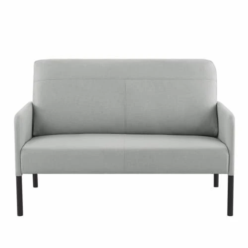 Baita Canapés Droits Canapé Droit En Tissu 2 Places Gris 3 Baita Canapés Droits Canapé Droit En Tissu 2 Places Gris