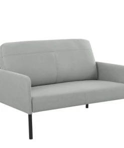 Baita Canapés Droits Canapé Droit En Tissu 2 Places Gris 10 Baita Canapés Droits Canapé Droit En Tissu 2 Places Gris -Magasin Méridiennes canape droit en tissu 2 places gris 12