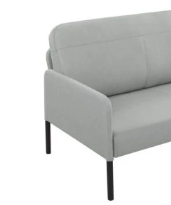 Baita Canapés Droits Canapé Droit En Tissu 2 Places Gris 12 Baita Canapés Droits Canapé Droit En Tissu 2 Places Gris -Magasin Méridiennes canape droit en tissu 2 places gris 14