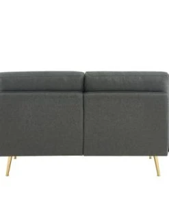 Baita Canapés Droits Canapé Droit En Tissu 2 Places Gris 11 Baita Canapés Droits Canapé Droit En Tissu 2 Places Gris -Magasin Méridiennes canape droit en tissu 2 places gris 19