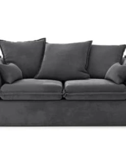 Cacharel Canapés Droits Canapé Droit En Tissu 2 Places Gris