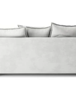 Cacharel Canapés Petits Prix Canapé Droit En Tissu 2 Places Gris Clair -Magasin Méridiennes canape droit en tissu 2 places gris clair 3