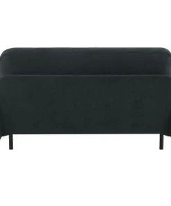 Baita Canapés Droits Canapé Droit En Velours Côtelé 2 Places Gris -Magasin Méridiennes canape droit en velours cotele 2 places gris 3