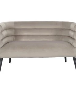 The Home Deco Factory Canapés Petits Prix Canapé Effet Velours Taupe