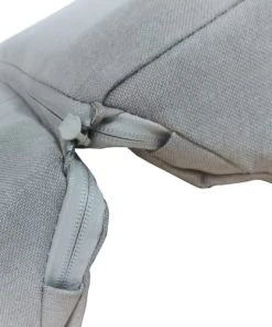 Mobili Rebecca Clic-clac Canapé-Lit 1 Place Pliant En Polyester Gris -Magasin Méridiennes canape lit 1 place pliant en polyester gris 5