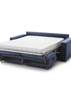 Talamo Italia Banquettes Canapé-Lit 2 Places En Tissu Bleu -Magasin Méridiennes canape lit 2 places en tissu bleu 19