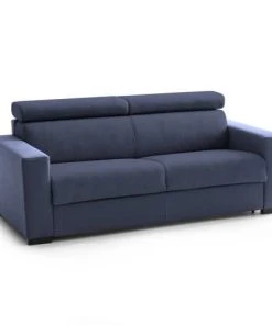 Talamo Italia Banquettes Canapé-Lit 2 Places En Tissu Bleu -Magasin Méridiennes canape lit 2 places en tissu bleu 20