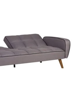 MOYCOR Canapés Petits Prix Canapé Lit 2 Places En Tissu Gris -Magasin Méridiennes canape lit 2 places en tissu gris 27