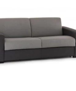 Talamo Italia Banquettes Canapé-Lit 2 Places En Tissu Gris Et Anthracite