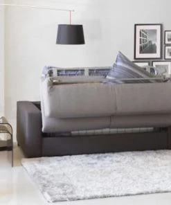 Talamo Italia Banquettes Canapé-Lit 2 Places En Tissu Gris Et Anthracite -Magasin Méridiennes canape lit 2 places en tissu gris et anthracite 21