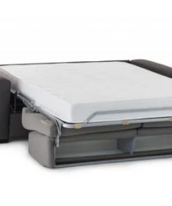 Talamo Italia Banquettes Canapé-Lit 2 Places En Tissu Gris Et Anthracite -Magasin Méridiennes canape lit 2 places en tissu gris et anthracite 7