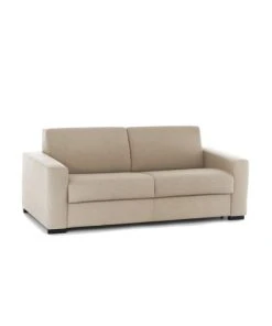 Talamo Italia Banquettes Canapé-lit 3 Places En Tissu Beige