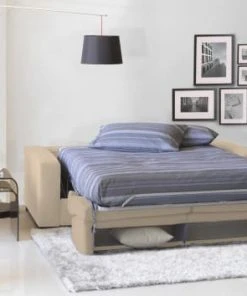 Talamo Italia Banquettes Canapé-lit 3 Places En Tissu Beige -Magasin Méridiennes canape lit 3 places en tissu beige 15