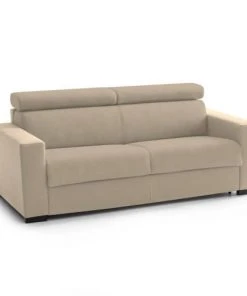 Talamo Italia Banquettes Canapé-Lit 3 Places En Tissu Beige -Magasin Méridiennes canape lit 3 places en tissu beige 27