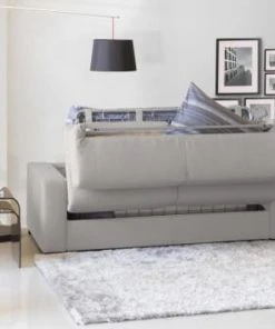 Talamo Italia Banquettes Canapé-Lit 3 Places En Tissu Gris -Magasin Méridiennes canape lit 3 places en tissu gris 16