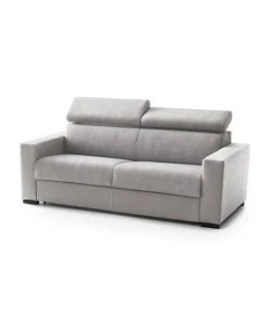 Talamo Italia Banquettes Canapé-Lit 3 Places En Tissu Gris