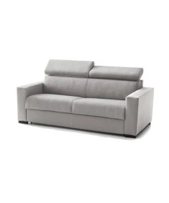 Talamo Italia Banquettes Canapé-Lit 3 Places En Tissu Gris