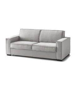 Talamo Italia Banquettes Canapé-lit 3 Places En Tissu Gris