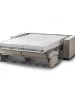Talamo Italia Banquettes Canapé-Lit 3 Places En Tissu Gris Tourterelle -Magasin Méridiennes canape lit 3 places en tissu gris tourterelle 2
