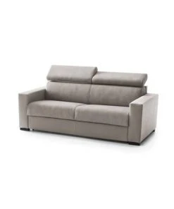 Talamo Italia Banquettes Canapé-Lit 3 Places En Tissu Gris Tourterelle