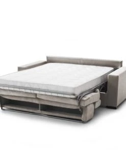 Talamo Italia Banquettes Canapé-Lit 3 Places En Tissu Gris Tourterelle -Magasin Méridiennes canape lit 3 places en tissu gris tourterelle 8