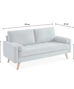 Alice's Garden Canapés Petits Prix Canapé Scandinave 3 Places En Tissu Gris Foncé Droit 12 Alice's Garden Canapés Petits Prix Canapé Scandinave 3 Places En Tissu Gris Foncé Droit -Magasin Méridiennes canape scandinave 3 places en tissu gris fonce droit 4