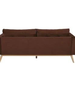 Maisons Du Monde Canapés Petits Prix Canapé Style Scandinave 3/4 Places En Velours Brun -Magasin Méridiennes canape style scandinave 3 4 places en velours brun 1000 3 24 217365 3