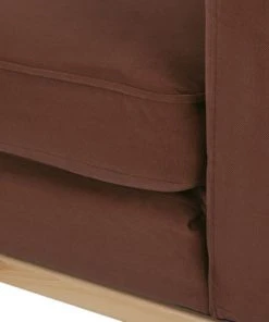 Maisons Du Monde Canapés Petits Prix Canapé Style Scandinave 3/4 Places En Velours Brun -Magasin Méridiennes canape style scandinave 3 4 places en velours brun 1000 3 24 217365 4