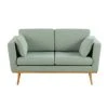 Maisons Du Monde Canapés Petits Prix Canapé Vintage 2 Places Vert De Gris -Magasin Méridiennes canape vintage 2 places vert de gris 1000 13 30 175674 1