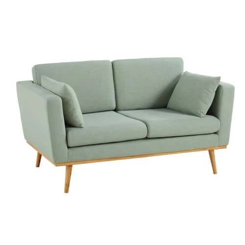 Maisons Du Monde Canapés Petits Prix Canapé Vintage 2 Places Vert De Gris 4 Maisons Du Monde Canapés Petits Prix Canapé Vintage 2 Places Vert De Gris – Image 2