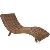 Kare Design Méridiennes Chaise Longue En Microfibre Marron -Magasin Méridiennes chaise longue en microfibre marron