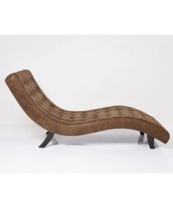 Kare Design Méridiennes Chaise Longue En Microfibre Marron -Magasin Méridiennes chaise longue en microfibre marron 4