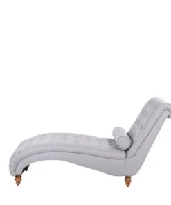 Beliani Méridiennes Chaise Longue Grise -Magasin Méridiennes chaise longue grise 3