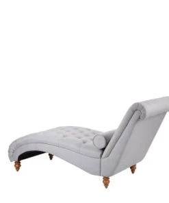 Beliani Méridiennes Chaise Longue Grise -Magasin Méridiennes chaise longue grise 4