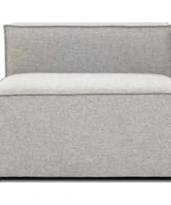 Homifab Canapés Petits Prix Chauffeuse En Tissu Gris, MADE IN FRANCE -Magasin Méridiennes chauffeuse en tissu gris made in france 2