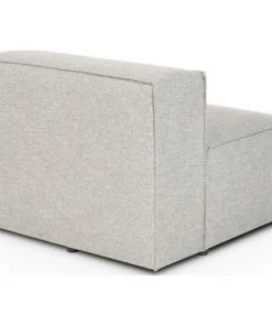 Homifab Canapés Petits Prix Chauffeuse En Tissu Gris, MADE IN FRANCE -Magasin Méridiennes chauffeuse en tissu gris made in france 5