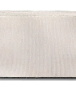 Homifab Canapés Petits Prix Chauffeuse En Velours Côtelé Beige, MADE IN FRANCE -Magasin Méridiennes chauffeuse en velours cotele beige made in france 5