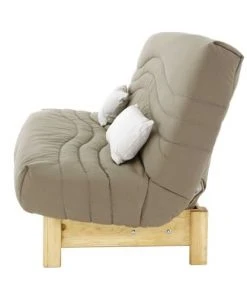 Grenier Alpin Clic-clac Clic Clac Pin Massif Sculpté 140 X 190 Cm Liso Taupe -Magasin Méridiennes clic clac pin massif sculpte 140 x 190 cm liso taupe 2