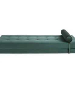 Maisons Du Monde Méridiennes Daybed 2 Places En Velours Vert
