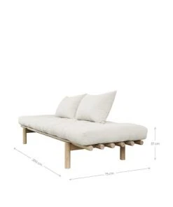 Karup Design Méridiennes Daybed En Bois Naturel Et Tissu Ecru 11 Karup Design Méridiennes Daybed En Bois Naturel Et Tissu Ecru -Magasin Méridiennes daybed en bois naturel et tissu ecru 4